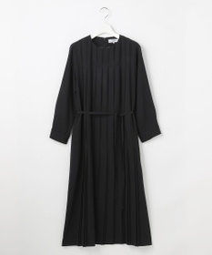 J.PRESS LADIES 【人気定番素材】ノルディス2wayジョーゼット フルフロント プリーツ ワンピース