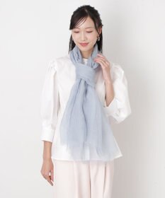 MOONBAT FURLA (フルラ) 無地ストール 麻 カシミヤ  180cm×85cm  手洗い可能