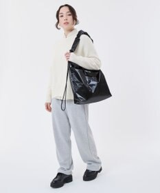 LeSportsac GH DAILY TOTE/ブラックシャイン