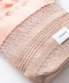 TRICOTE ボーダーシアーポーチバッグ