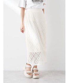 earth music&ecology モチーフナロースカート