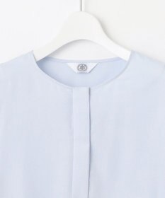 J.PRESS LADIES S 【洗える】ポリエステルスパンソフトクロス レース ブラウス