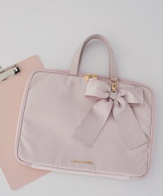 Maison de FLEUR リボンチャーム付きPCケース