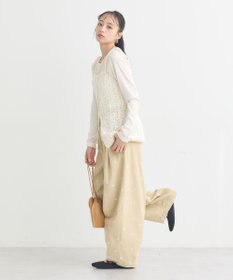 earth music&ecology 微シアーメロープルオーバー