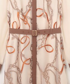 GRACE CONTINENTAL チェーン刺繍ワンピース