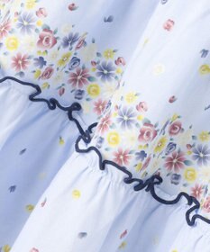 組曲 KIDS 【150-160㎝】ティアードフラワー チュニック