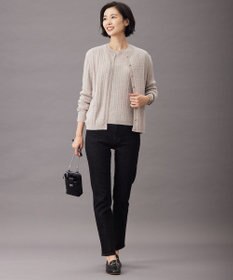 J.PRESS LADIES 【洗える】KNIT BASIC クルーネック カーディガン