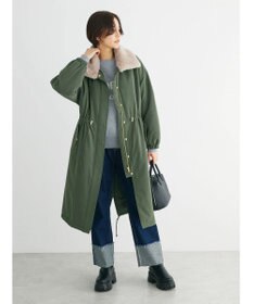 Green Parks ・ＥＬＥＮＣＡＲＥ　ＤＵＥ　中綿モッズロングコート