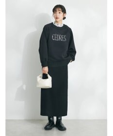 CRAFT STANDARD BOUTIQUE プリント柄スタンドネックプルオーバー