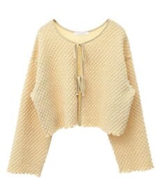 Green Parks ポコポコショート丈カーディガン