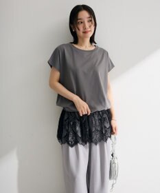 Green Parks レースドッキングフレンチプルオーバー