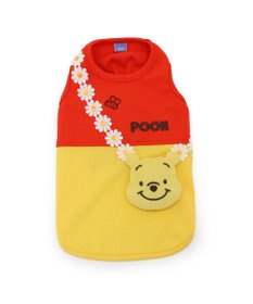 PET PARADISE ディズニー くまのプーさん タンクトップ 《お花ストラップ》 小型犬