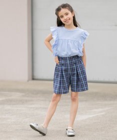 組曲 KIDS 【150-160㎝】チェック ショートパンツ