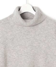 23区 【洗える】ウールカシミヤ タートルネック ニットワンピース