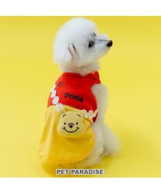 PET PARADISE ディズニー くまのプーさん タンクトップ 《お花ストラップ》 小型犬