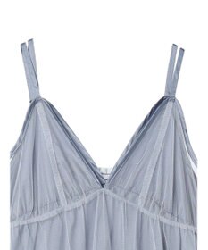 earth music&ecology ＳＥＴ２点ティアードペチドレス＋チュールワンピース