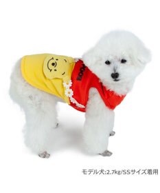PET PARADISE ディズニー くまのプーさん タンクトップ 《お花ストラップ》 小型犬