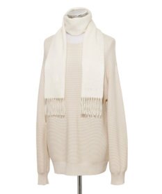 MOONBAT FURLA(フルラ）カシミヤ100％ 無地 プチマフラー