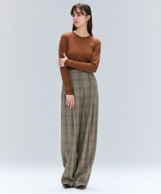 BEIGE， 【洗える】SORE / シアーコットンクルーネックカットソー