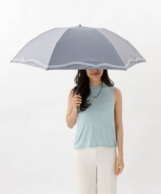 AURORA 【 BLAO（ブラオ）】最強級遮熱　コード刺しゅう晴雨兼用傘(折りたたみ傘)