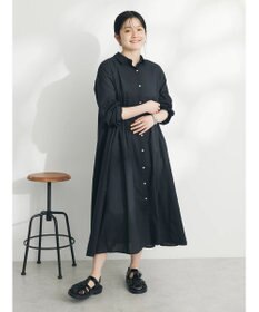 CRAFT STANDARD BOUTIQUE インド綿Ａラインシャツワンピース