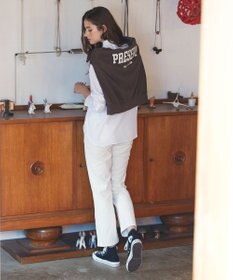 23区 【SLOW】ストレッチ コーデュロイ ストレート フレア パンツ