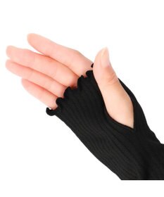 NAIGAI NAIGAI COMFORT 接触冷感 UVカット スーパーロング丈 リブ アームカバー