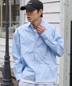 WEGO 【ユニセックス着用ITEM/MLサイズ展開】クロップドブロードシャツ