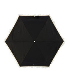 MOONBAT estaa 晴雨兼用 折りたたみ傘 バイカラーフリル 日傘 遮光 遮熱 UV