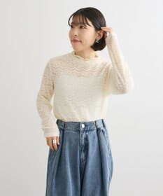 Green Parks 起毛レースプルオーバー