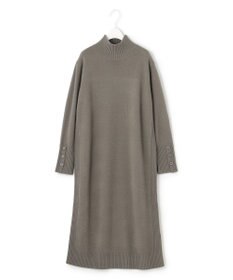 ICB L 【WEB限定カラーあり】 ソフトカシミヤミックス ハイネックワンピース