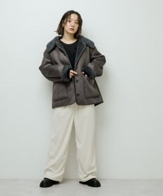 Green Parks フェイクムートンジャケット