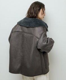 Green Parks フェイクムートンジャケット