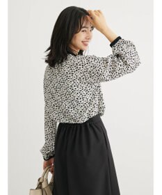 Green Parks ・ＥＬＥＮＣＡＲＥ　ＤＵＥコバナパイピングブラウス