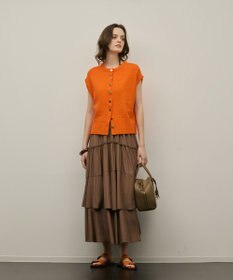 GRACE CONTINENTAL ロングティアードスカート