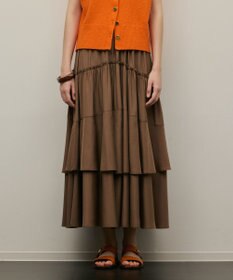 GRACE CONTINENTAL ロングティアードスカート