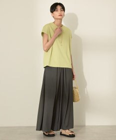 AMERICAN HOLIC (選べる丈２サイズ)接触冷感ギャザースカーチョ【WEB限定カラー有り】