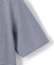 J.PRESS MEN 【PREMIUM PLEATS / 形態安定】ギンガムチェック 半袖シャツ / B.D.