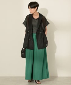 AMERICAN HOLIC (選べる丈２サイズ)接触冷感ギャザースカーチョ【WEB限定カラー有り】