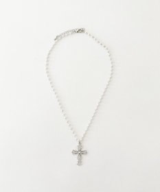 WEGO Lクロスモチーフパールチェーンネックレス