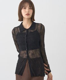 earth music&ecology ストレッチレースシャツ