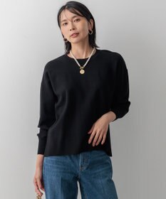 23区 【洗える】ヴィスコースストレッチ ミラノリブ ニット