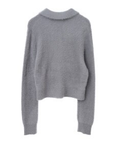 earth music&ecology シャギージップカーディガン