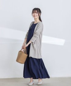 Tiaclasse 【洗える】ピンタックロングワンピース