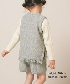 ami amie ツイード風ニットショートパンツ85cm～130cm