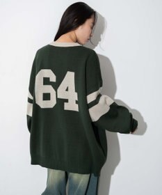 WEGO 【ユニセックス着用ITEM】ジャガードスリーブラインプルオーバー