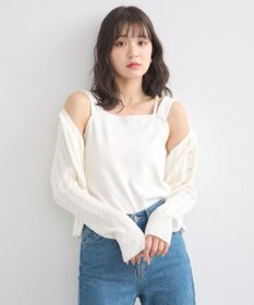 earth music&ecology ホルターレースキャミソール