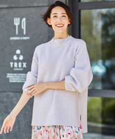 自由区 L 【洗える】ウールカシミヤ ハイネックニット (検索番号:JL27)