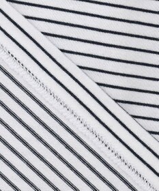 J.PRESS LADIES ニットパーツジャージー ボーダー カットソー