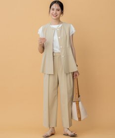 組曲 S スーパーライトストレッチ ワイドパンツ